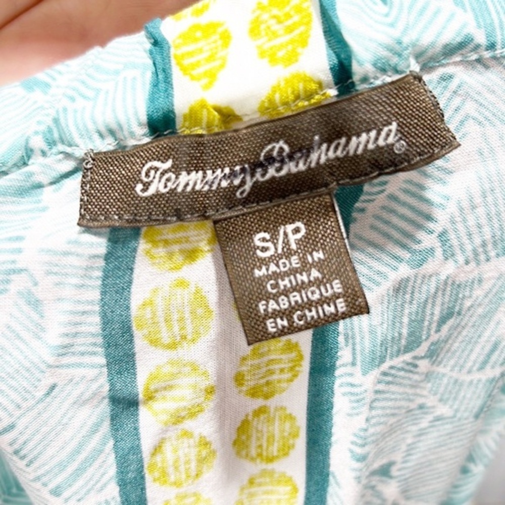 Tommy Bahama Etched Dots Halter Dress Seafoam Green size small - Picture 7 of 8